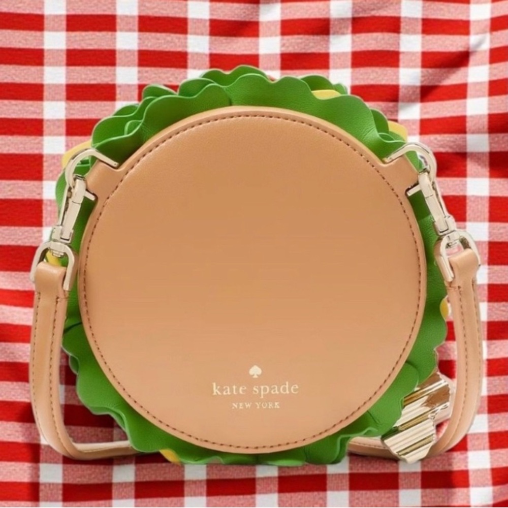Kate Spade 3D Cheeseburger Crossbody Bag NWT 🏷 - Picture 3 of 7